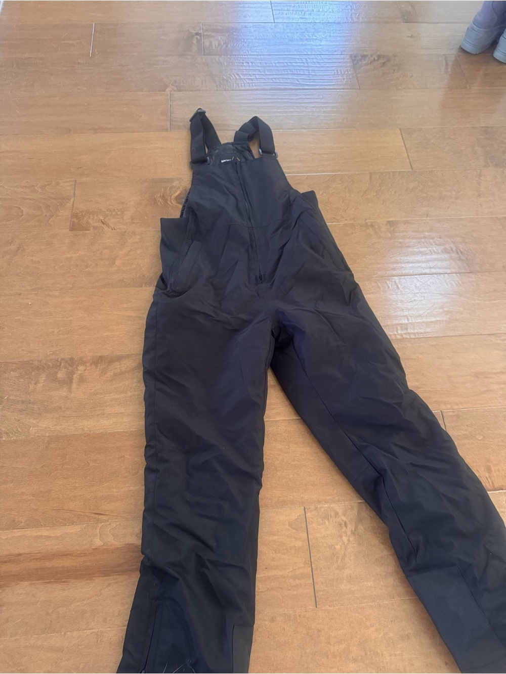 Black kids 14/16 Insulated Bib Snow Pants